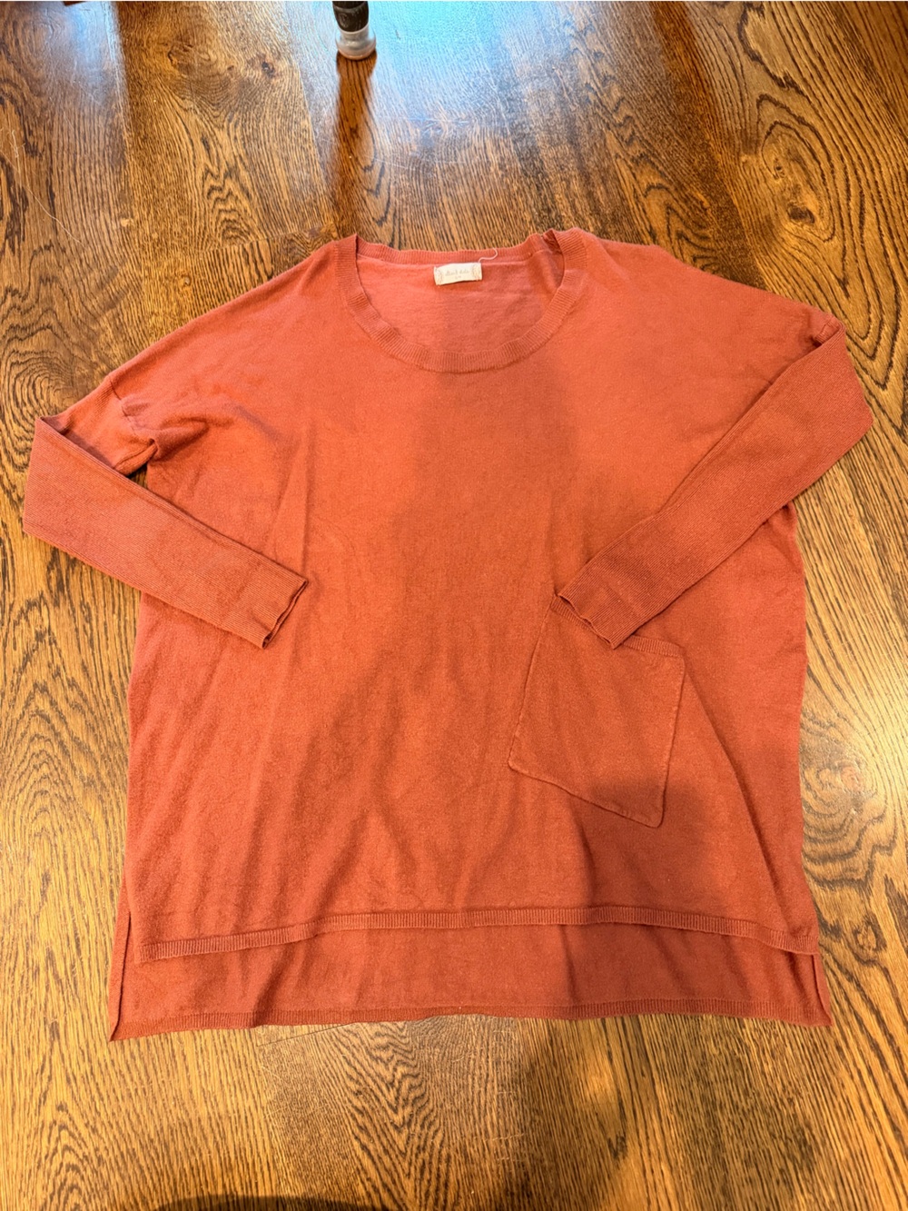 Rust Orange/Brown Altar’d State Sweater Blouse